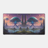 Kosmische gebieden: buitenaardse werelden in beweg bureaumat (Voorkant)