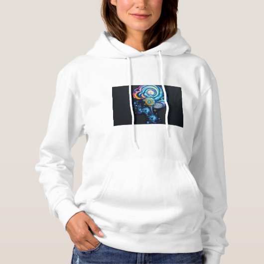 Kosmische geest - Verken het universum binnenin Hoodie (Voorkant)