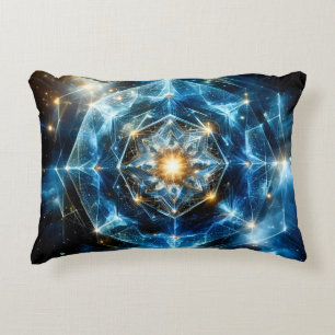 Kosmische Geometrie Mandala Ster Heelal Abstract Accent Kussen