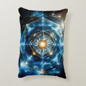 Kosmische Geometrie Mandala Ster Heelal Abstract Accent Kussen (Achterkant (Verticaal))