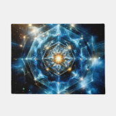 Kosmische Geometrie Mandala Ster Heelal Abstract Deurmat (Voorkant)