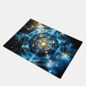 Kosmische Geometrie Mandala Ster Heelal Abstract Deurmat (Schuin)