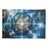 Kosmische Geometrie Mandala Ster Heelal Abstract Kussensloop (Achterkant)