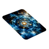 Kosmische Geometrie Mandala Ster Heelal Abstract Magneet (Rechterzijde)