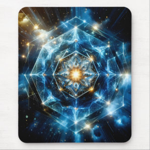 Kosmische Geometrie Mandala Ster Heelal Abstract Muismat