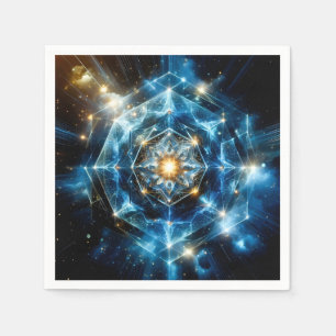 Kosmische Geometrie Mandala Ster Heelal Abstract Servet