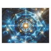 Kosmische Geometrie Mandala Ster Heelal Abstract Tafelkleed (Voorkant (Horizontaal))