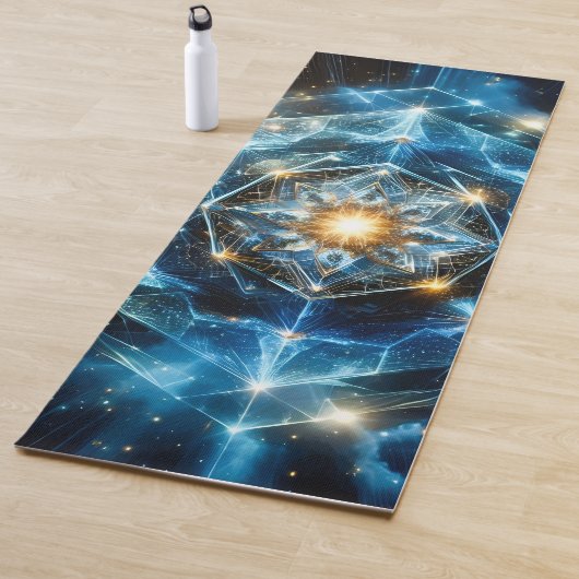 Kosmische Geometrie Mandala Ster Heelal Abstract Yogamat (In situ)