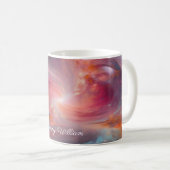 kosmische geometrische samenstelling koffiemok (Voorkant rechts)