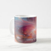 kosmische geometrische samenstelling koffiemok (Voorkant links)