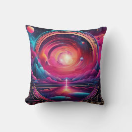 kosmische geometrische samenstelling kussen