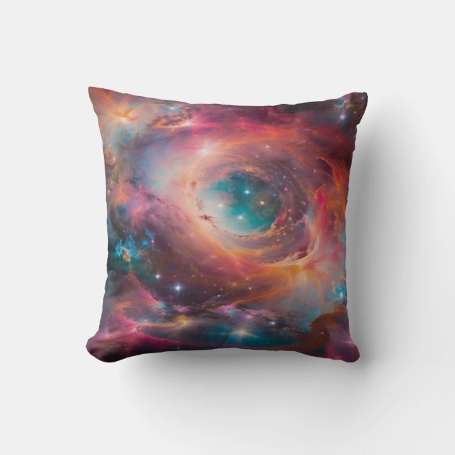 kosmische geometrische samenstelling kussen (Voorkant)