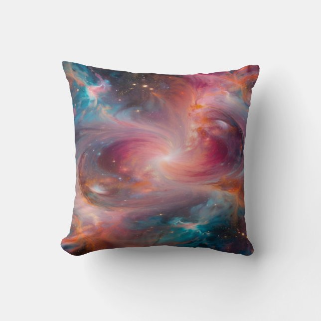 kosmische geometrische samenstelling kussen (Voorkant)