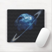 Kosmische Geringde Planeet Muismat (Met muis)