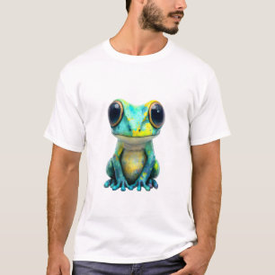 Kosmische gespikkelde boomkikker mannen t-shirt