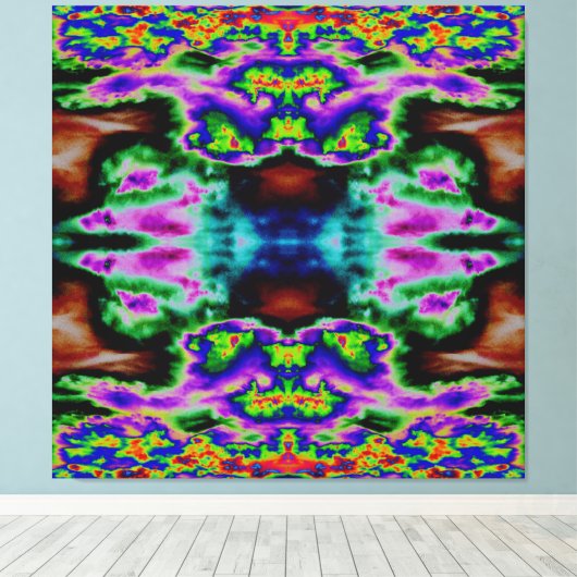 kosmische gewikkelde doek canvas afdruk (Insitu (Houten vloer))