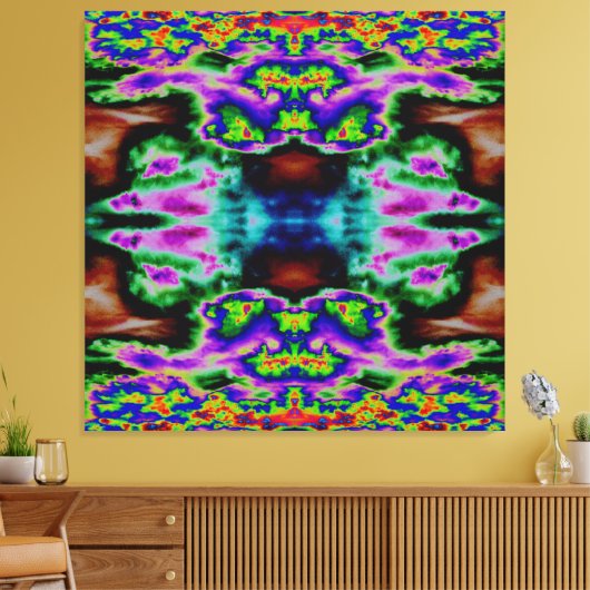 kosmische gewikkelde doek canvas afdruk (Insitu (Woonkamer))
