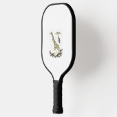Kosmische Giraffe Grappige Giraffe voor Vrouwen Ma Pickleball Paddle (Links)