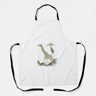 Kosmische Giraffe Grappige Giraffe voor Vrouwen Ma Schort