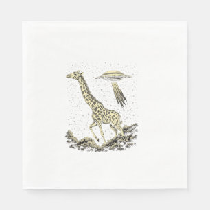 Kosmische Giraffe Grappige Giraffe voor Vrouwen Ma Servet