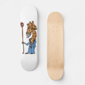 Kosmische Giraffe Schaats Deck Skateboard (Voorkant)