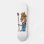 Kosmische Giraffe Schaats Deck Skateboard (Voorkant)