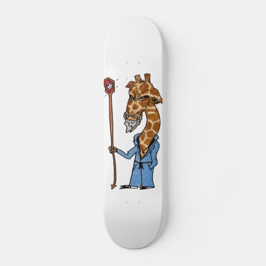 Kosmische Giraffe Schaats Deck Skateboard (Voorkant)