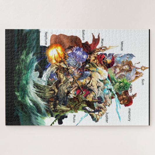 kosmische godheid legpuzzel (Horizontaal)