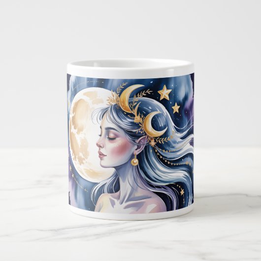 Kosmische godin grote koffiekop (Voorkant)