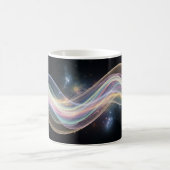Kosmische Golf Galaxy Licht Abstract Magische Mok (Center)