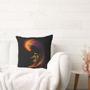 Kosmische Golfrijder Kussen