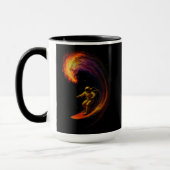 Kosmische Golfrijder Mok (Links)