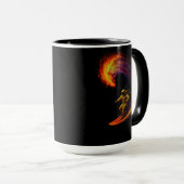Kosmische Golfrijder Mok (Voorkant rechts)