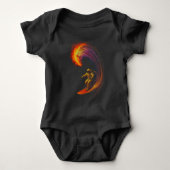Kosmische Golfrijder Romper (Voorkant)