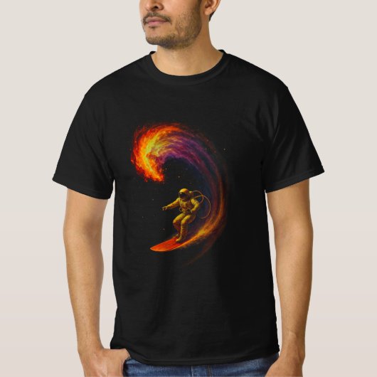 Kosmische Golfrijder T-shirt (Voorkant)