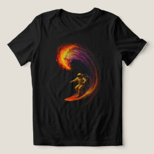 Kosmische Golfrijder Tri-Blend Shirt