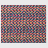 Kosmische golven cadeaupapier (Vlak)