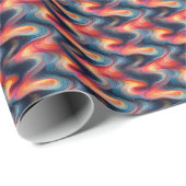Kosmische golven cadeaupapier (Rol Hoek)