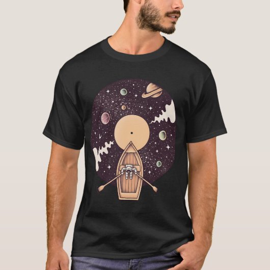 Kosmische golven t-shirt (Voorkant)