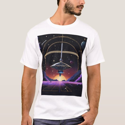 "Kosmische Gravitas" T-shirt (Voorkant)