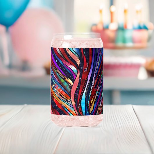 Kosmische Groove Blikvorm Glas (Insitu (Baby Shower))