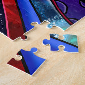 Kosmische Groove Legpuzzel (Zijkant)