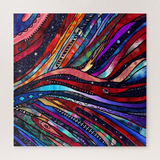 Kosmische Groove Legpuzzel (Verticaal)
