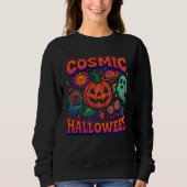 Kosmische Halloween Kleding Spooky Space Unisex Trui (Voorkant)