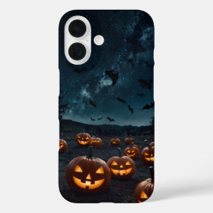 Kosmische Halloween-sterrenbeelden iPhone 16 Hoesje