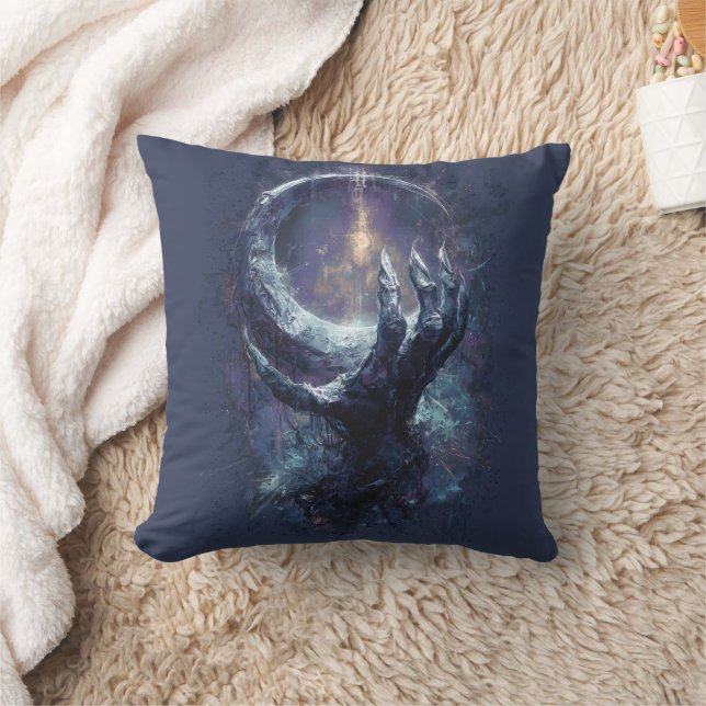 Kosmische Hand Donkere Fantasie Kussen (Deken)