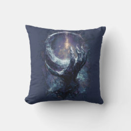 Kosmische Hand Donkere Fantasie Kussen