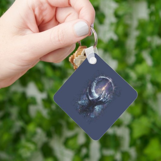 Kosmische Hand Donkere Fantasie Sleutelhanger (Hand)
