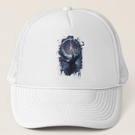 Kosmische Hand Donkere Fantasie Trucker Pet