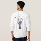 Kosmische Hand in Sterrenstelsel – Surrealistische Trui (Achterkant volledig)